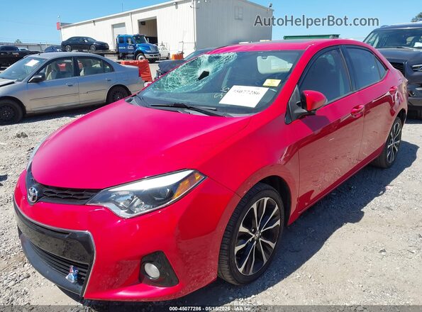 2T1BURHE2GC529922 2016 TOYOTA COROLLA Красный 