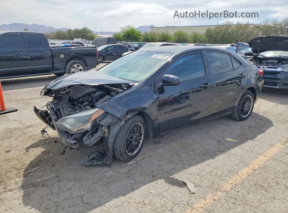 2T1BURHE2GC539348 2016 TOYOTA LL Черный Передняя левая четверть