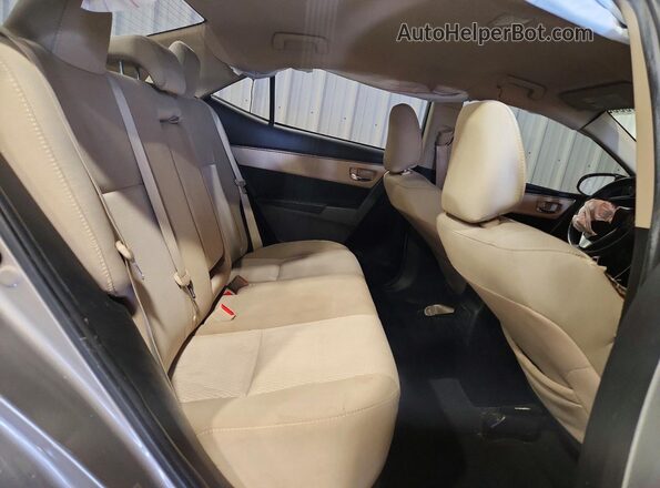 2T1BURHE2GC546459 2016 TOYOTA COROLLA Серый Вид задних сидений