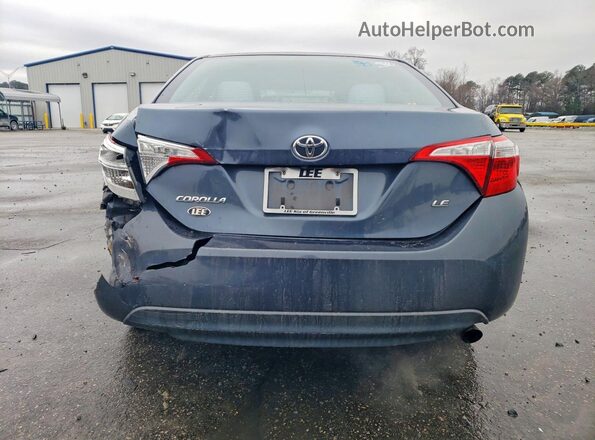 2T1BURHE2GC550883 2016 TOYOTA COROLLA Серый Вид сзади