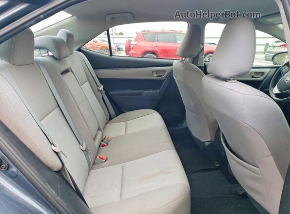 2T1BURHE2GC550883 2016 TOYOTA COROLLA Серый Вид задних сидений
