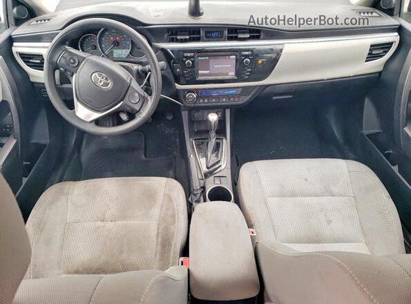 2T1BURHE2GC550883 2016 TOYOTA COROLLA Серый Вид панели приборов