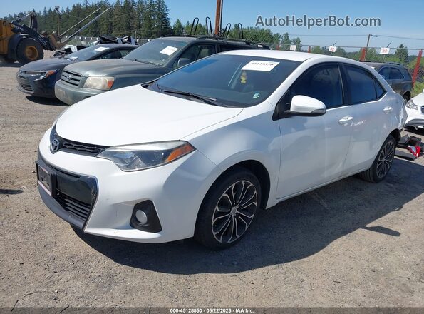 2T1BURHE2GC597797 2016 TOYOTA COROLLA White Առջևի ձախ երեք քառորդ տեսարան