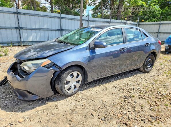 2T1BURHE2GC606031 2016 TOYOTA COROLLA Gray წინა მარცხენა ხედი სამი მეოთხედიდან