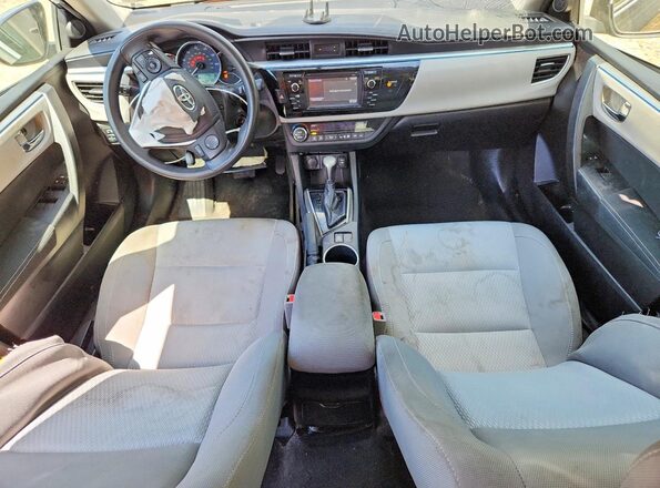 2T1BURHE2GC606031 2016 TOYOTA COROLLA Gray წინა პანელის ხედი