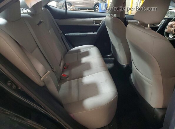 2T1BURHE2GC681912 2016 TOYOTA COROLLA Черный Вид задних сидений