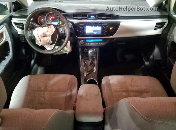 2T1BURHE2GC681912 2016 TOYOTA COROLLA Черный Вид панели приборов