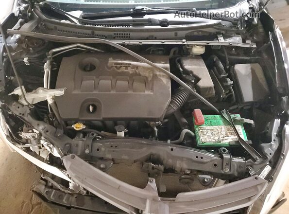 2T1BURHE2GC681912 2016 TOYOTA COROLLA Черный Вид задней части салона