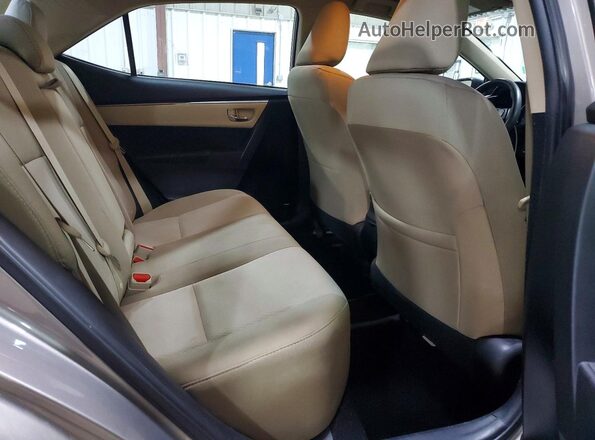 2T1BURHE2GC718084 2016 TOYOTA LL Silver Вид задніх сидінь
