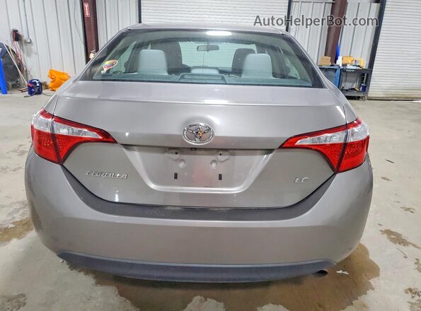 2T1BURHE2GC718084 2016 TOYOTA LL Silver Вид ззаду