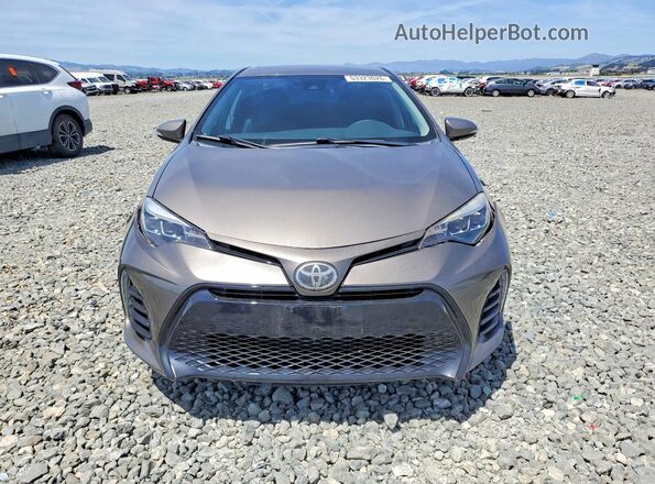 2T1BURHE2HC807736 2017 TOYOTA COROLLA Серый Вид спереди
