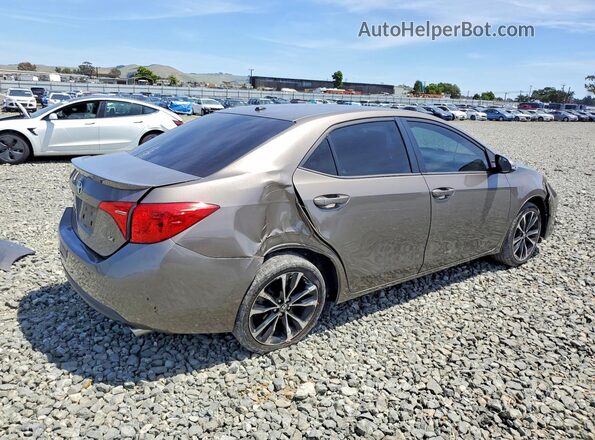 2T1BURHE2HC807736 2017 TOYOTA COROLLA Серый Задняя правая четверть