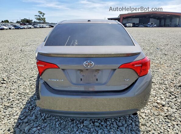 2T1BURHE2HC807736 2017 TOYOTA COROLLA Серый Вид сзади