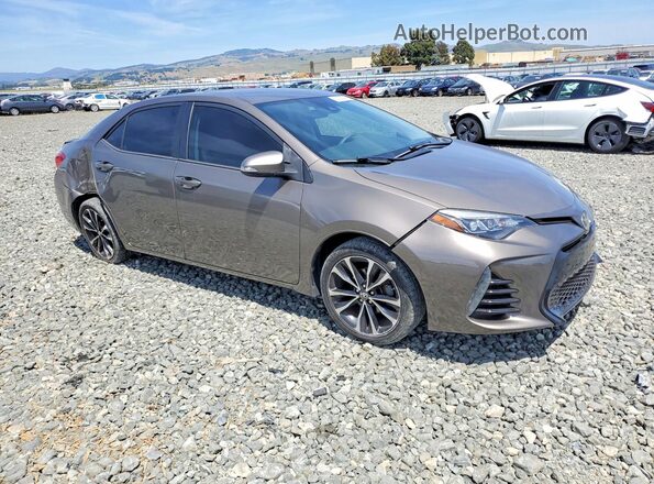 2T1BURHE2HC807736 2017 TOYOTA COROLLA Серый Передняя правая четверть