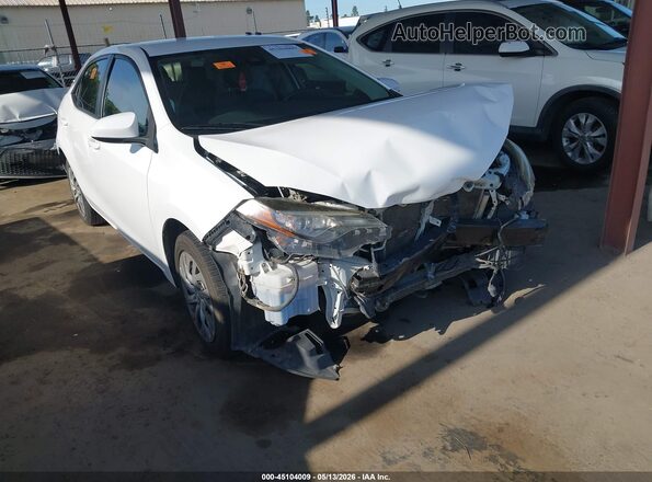 2T1BURHE2HC808224 2017 TOYOTA LL White Widok z przodu