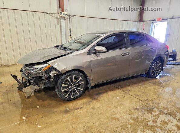 2T1BURHE2HC872022 2017 TOYOTA COROLLA Gray Առջևի ձախ երեք քառորդ տեսարան