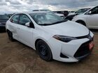 2017 Toyota Corolla Le White vin: 2T1BURHE2HC885868