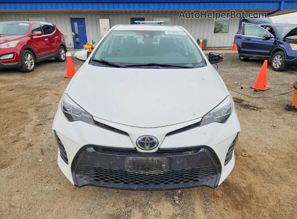 2T1BURHE2JC058734 2018 TOYOTA COROLLA White Դիմացի տեսք