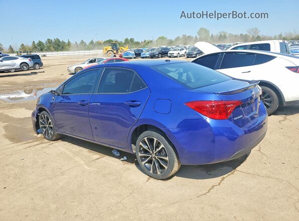 2T1BURHE2JC094729 2018 TOYOTA COROLLA Синий Задняя левая четверть