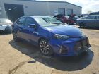 2018 Toyota Corolla Se Синий vin: 2T1BURHE2JC094729