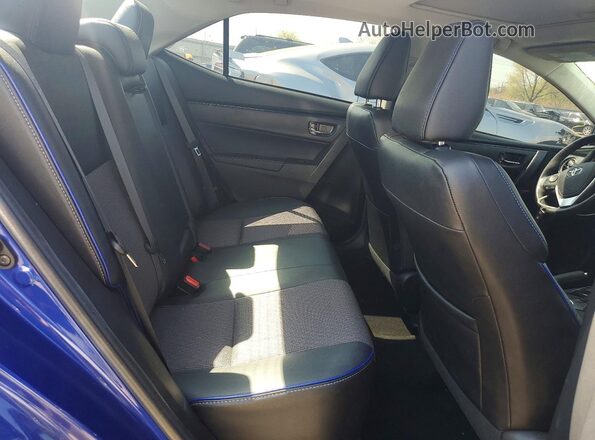 2T1BURHE2JC094729 2018 TOYOTA COROLLA Синий Вид задних сидений