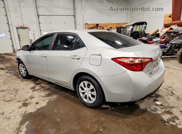 2T1BURHE2JC116759 2018 TOYOTA COROLLA Серебряный Задняя левая четверть