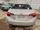2018 Toyota Corolla L Серебряный vin: 2T1BURHE2JC116759