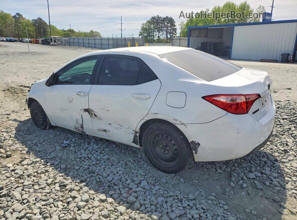 2T1BURHE2JC988181 2018 TOYOTA COROLLA Белый Задняя левая четверть