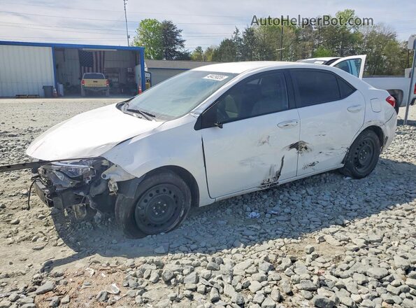 2T1BURHE2JC988181 2018 TOYOTA COROLLA Белый Передняя левая четверть