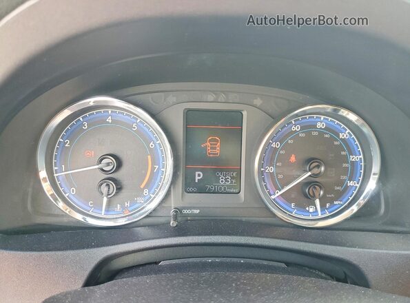 2T1BURHE2KC139878 2019 TOYOTA LL Серебряный Вид щитка приборов