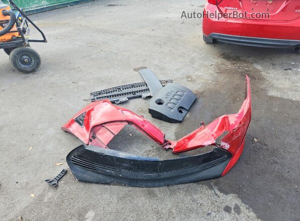 2T1BURHE2KC142277 2019 TOYOTA LL Красный Вид подкапотного пространства