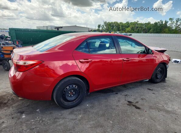 2T1BURHE2KC142277 2019 TOYOTA LL Красный Задняя правая четверть