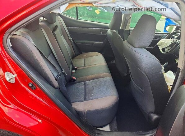 2T1BURHE2KC142277 2019 TOYOTA LL Красный Вид задних сидений