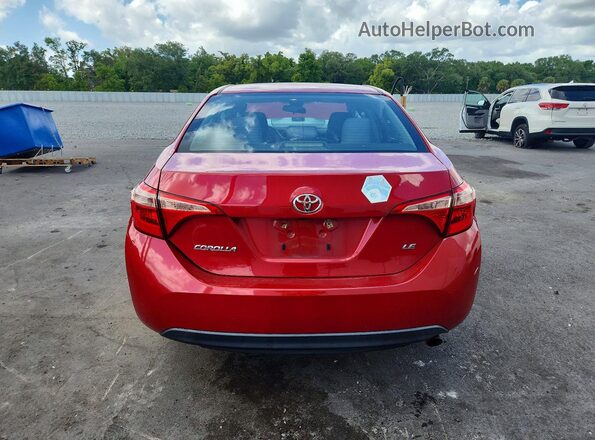 2T1BURHE2KC142277 2019 TOYOTA LL Красный Вид сзади