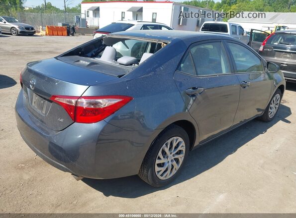2T1BURHE2KC151464 2019 TOYOTA LL Серый Задняя правая четверть