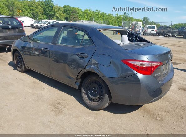2T1BURHE2KC151464 2019 TOYOTA LL Серый Задняя левая четверть