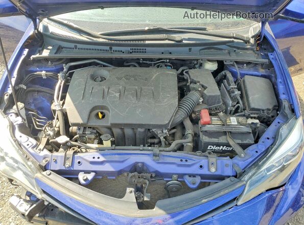 2T1BURHE2KC160441 2019 TOYOTA COROLLA Blue Vista interior trasera