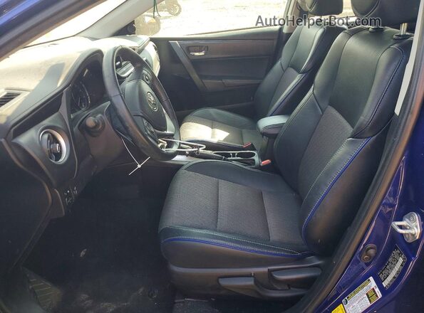 2T1BURHE2KC160441 2019 TOYOTA COROLLA Blue Vista interior delantera