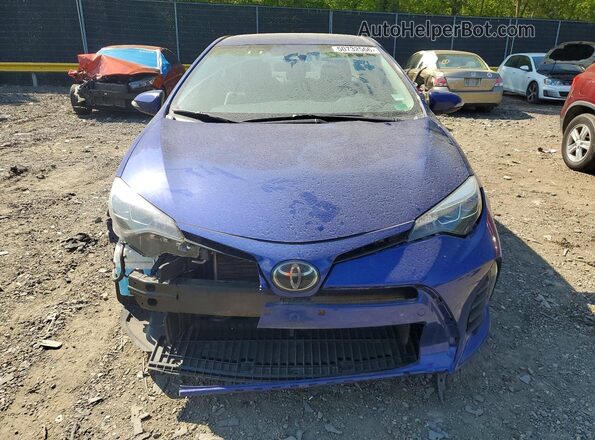 2T1BURHE2KC160441 2019 TOYOTA COROLLA Blue Vista frontal
