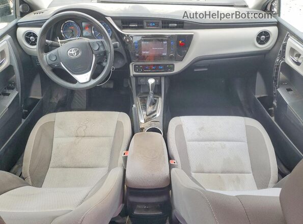 2T1BURHE2KC167311 2019 TOYOTA COROLLA White Առջևի վահանակի տեսք