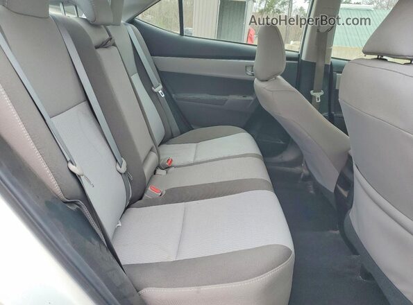 2T1BURHE2KC167311 2019 TOYOTA COROLLA White Հետևի նստատեղերի տեսք