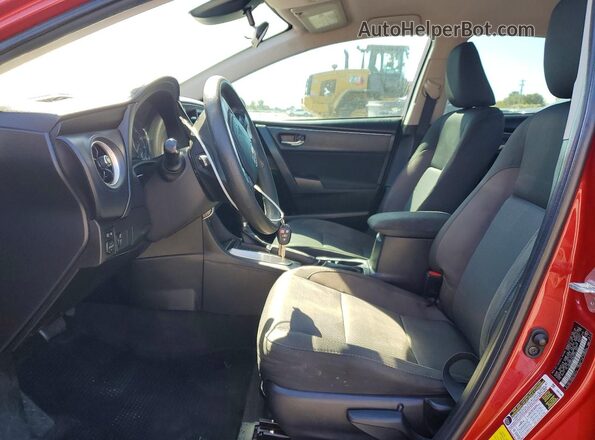 2T1BURHE2KC182181 2019 TOYOTA COROLLA Red Вид салону спереду