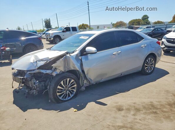 2T1BURHE2KC202378 2019 TOYOTA COROLLA Серебряный Передняя левая четверть