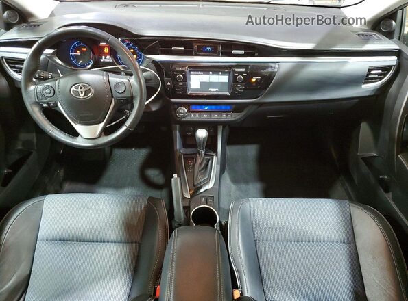 2T1BURHE3GC498793 2016 TOYOTA COROLLA Синий Вид панели приборов