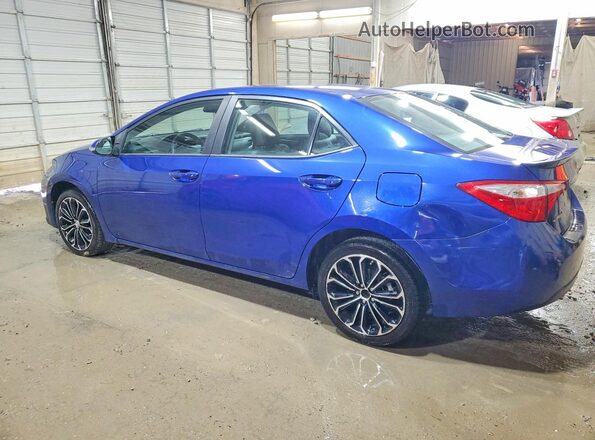 2T1BURHE3GC498793 2016 TOYOTA COROLLA Синий Задняя левая четверть