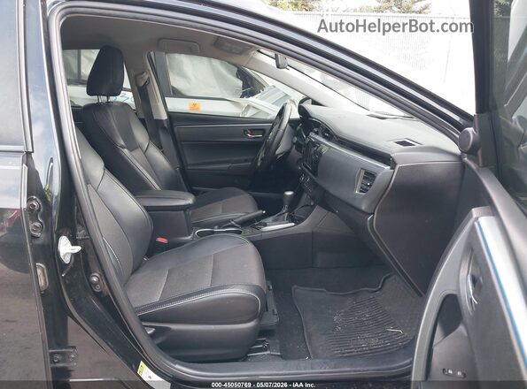 2T1BURHE3GC502812 2016 TOYOTA LL Черный Вид салона спереди