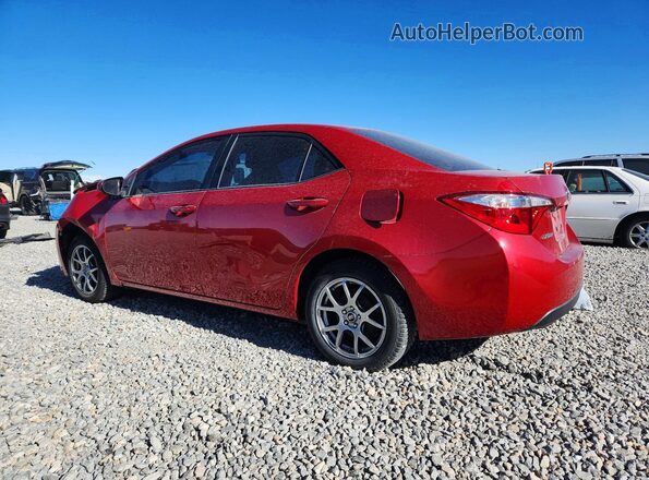 2T1BURHE3GC635568 2016 TOYOTA COROLLA Red Tył lewy