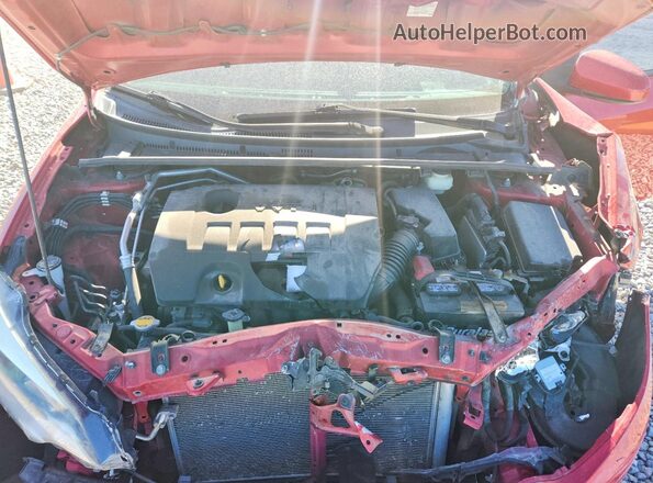 2T1BURHE3GC635568 2016 TOYOTA COROLLA Red Widok wnętrza z tyłu