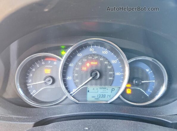 2T1BURHE3GC635568 2016 TOYOTA COROLLA Red Widok zestawu wskaźników