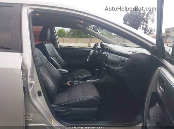 2T1BURHE3GC672345 2016 TOYOTA COROLLA Silver წინა სალონის ხედი